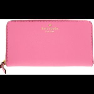 Gorgeous pink Kate spade wallet!